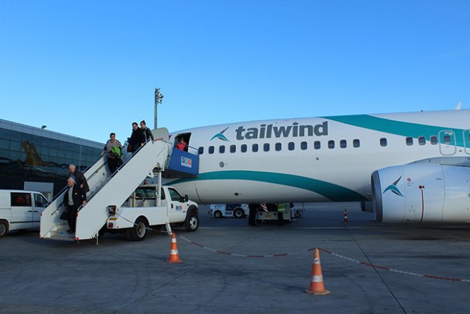 Tailwind'in yeni Boeing 737'si 22 Eylül 2023