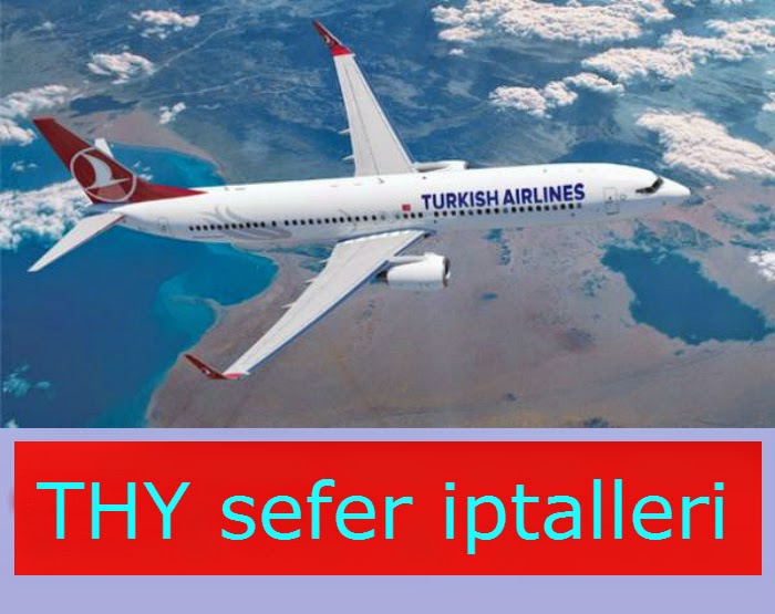 Türk Hava Yolları iptal edilen seferler (118 adet ) 4 Haziran 2023