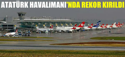 Atatürk Havalimanı'nda yeni rekor kırıldı 4 Ekim 2023