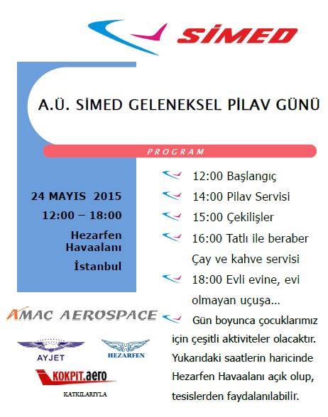 A.Ü. SİVİL HAVACILIK MEZUNLARI SİMED PİLAV GÜNÜ 27 Mayıs 2026