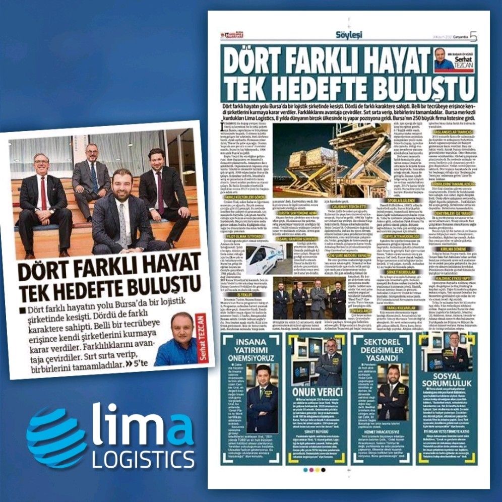 Lima Logistics Başarısının Sırrı, 0 554 1730000 I info@aeroportist.com / Güncel Havacılık Haberleri lima