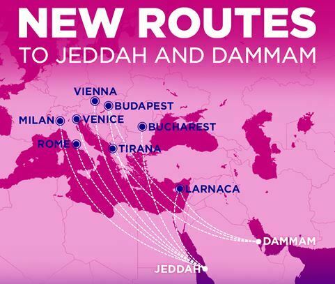 Wizz Air, Suudi Arabistan ve Avrupa arasında 20 yeni rota başlatacak 1 Şubat 2023