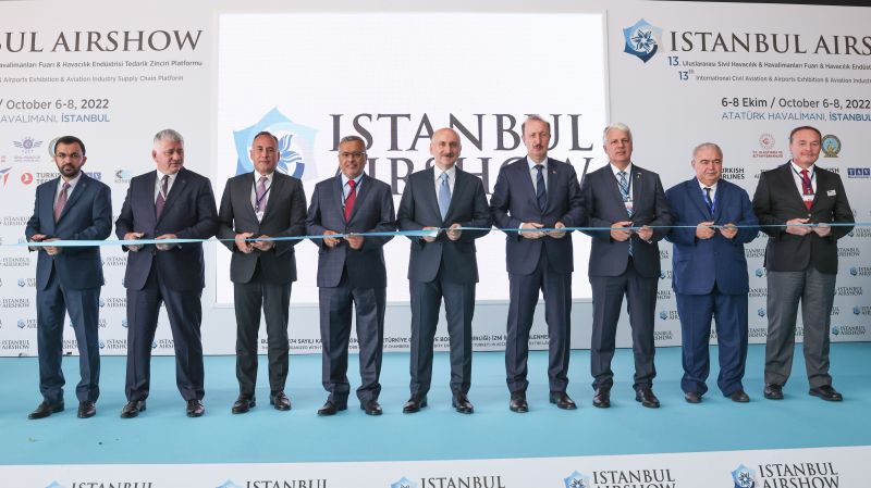 ISTANBUL AIRSHOW (Airex) 2022 Atatürk Havalimanı'nda kapılarını açtı 20 Mart 2023