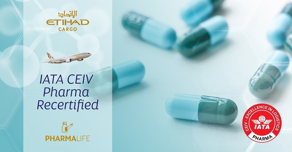 Etihad Kargo, IATA CEIV Pharma Sertifikasını Yeniden Almaya Hak Kazandı 1 Şubat 2023