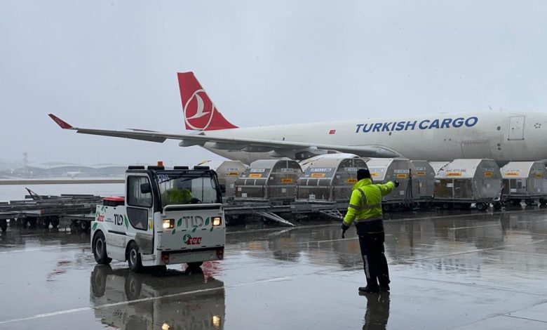 turkish cargo, afet