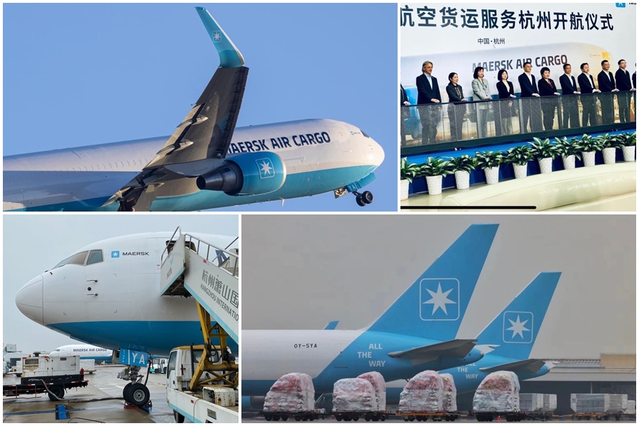 Maersk Air Cargo, ABD ve Çin arasındaki ilk uçuş rotasını başlattı 29 Mart 2024