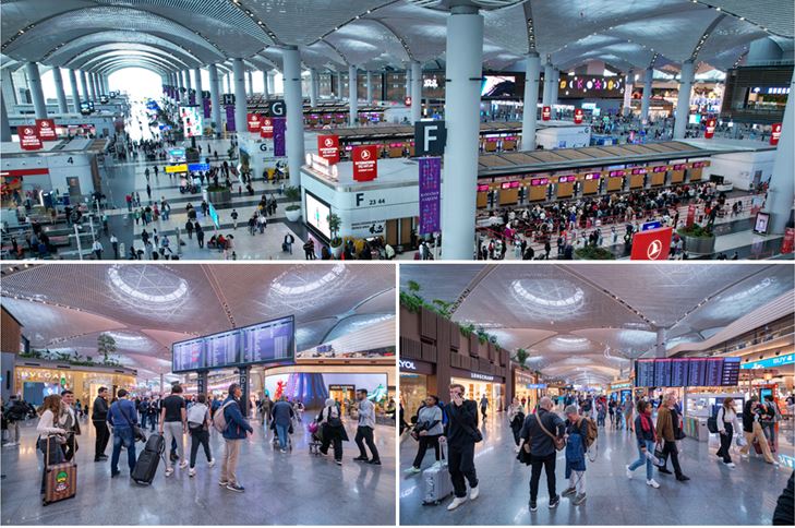 IGA Istanbul Airport : 5,601 flights and 824,000 passengers 20 Nisan 2024