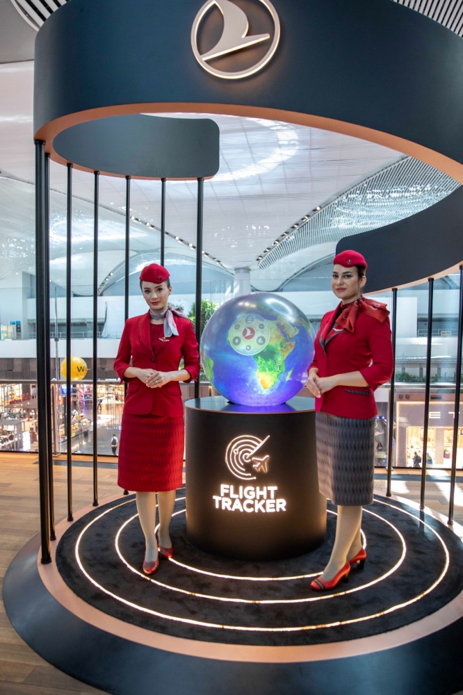 Türk Hava Yolları, “Flight Tracker” Dijital Küresini Misafirlerinin Deneyimine Sundu 25 Nisan 2024