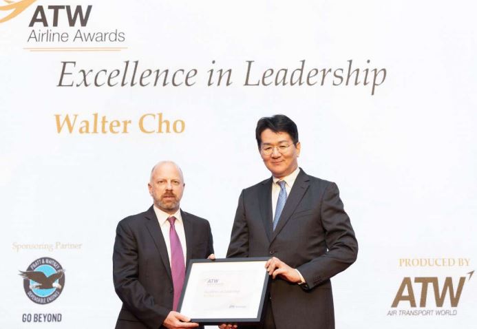 Kore Havayolları CEO'suna ATW Tarafından Liderlikte Mükemmellik Ödülü 3 Mayıs 2024