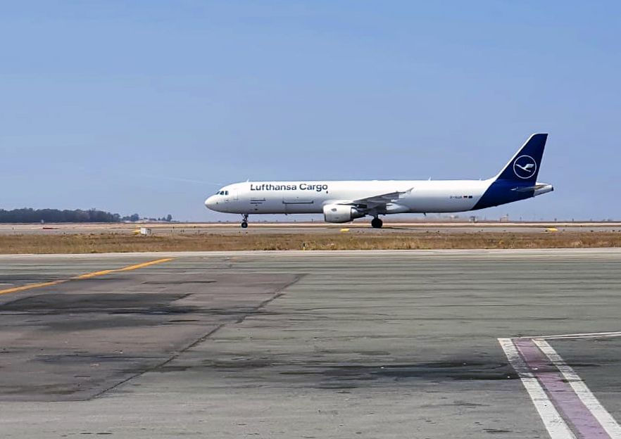 Lufthansa Cargo,Fas'a A321F ile uçuyor 5 Mayıs 2024