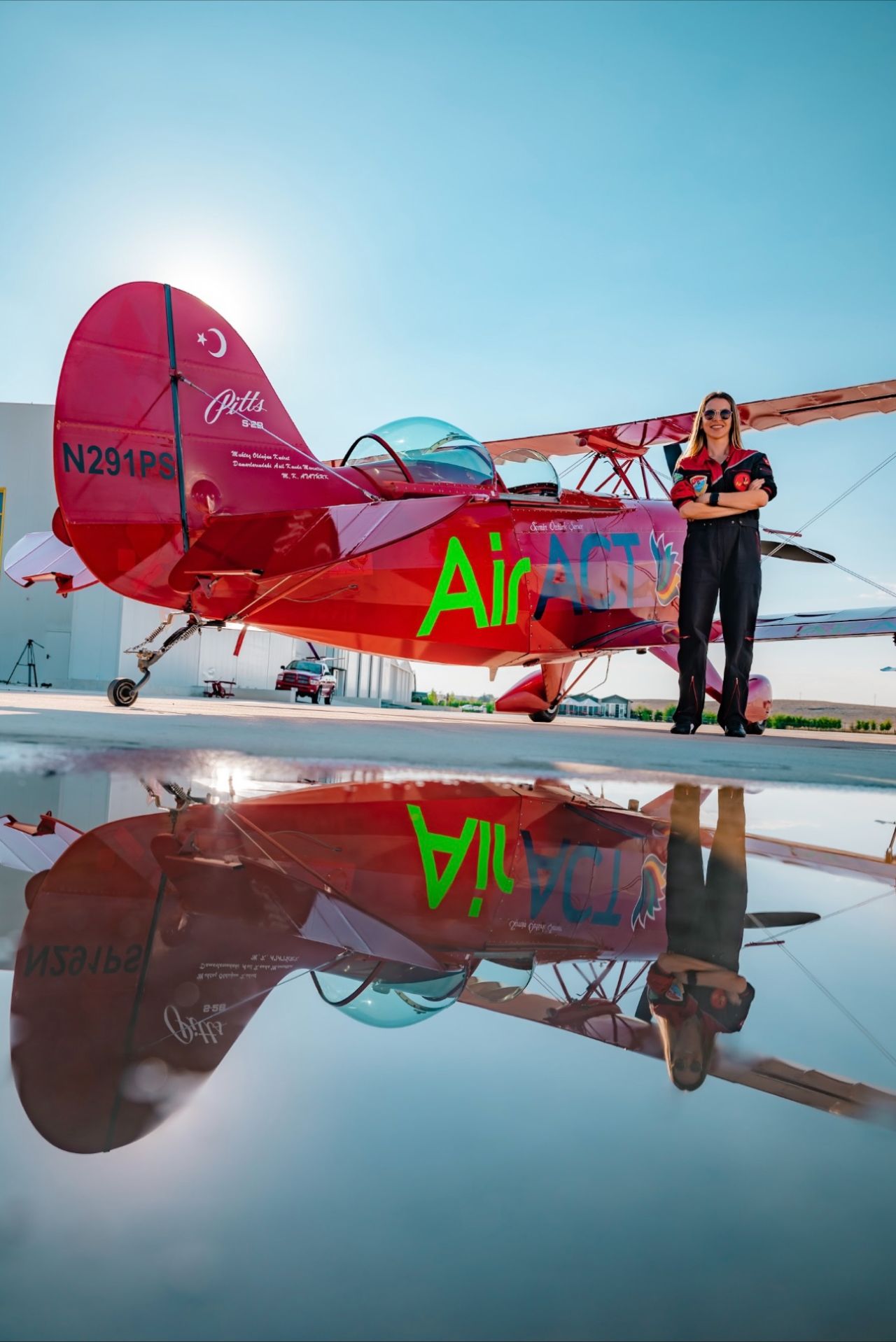Türkiye’nin ilk kadın akrobasi pilotu Almanya’da gösteri uçuşu yapacak 23 Mayıs 2024
