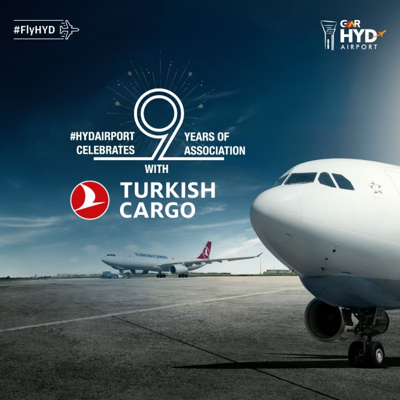 Turkish Cargo, 9 yıl önce bugün Hyderabad Havalimanı'na ilk uçuşunu gerçekleştirdi 29 Nisan 2024