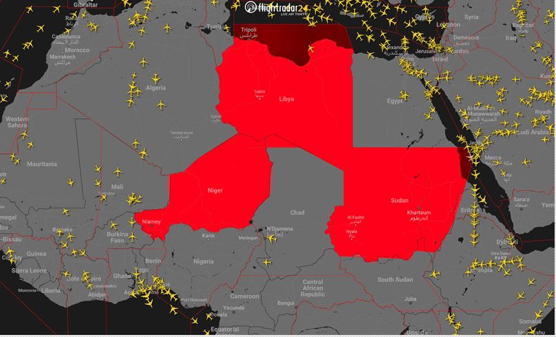 Nijer Hava Sahası Kapalı 19 Nisan 2024