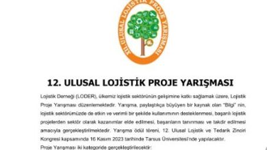 12. ULUSAL LOJİSTİK PROJE YARIŞMASI 4 Ekim 2023