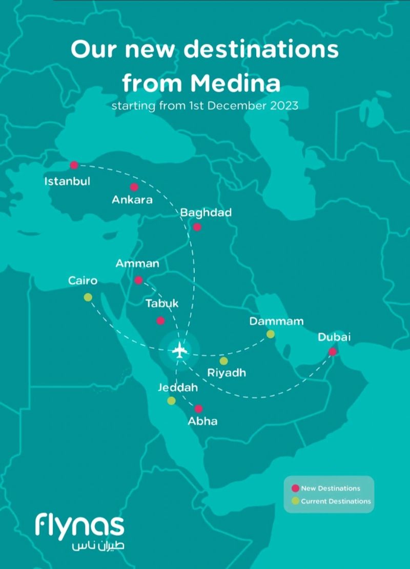 Medine'den İstanbul Sabiha Gökçen'e Haftada 3 Sefer Başlıyor 19 Nisan 2024