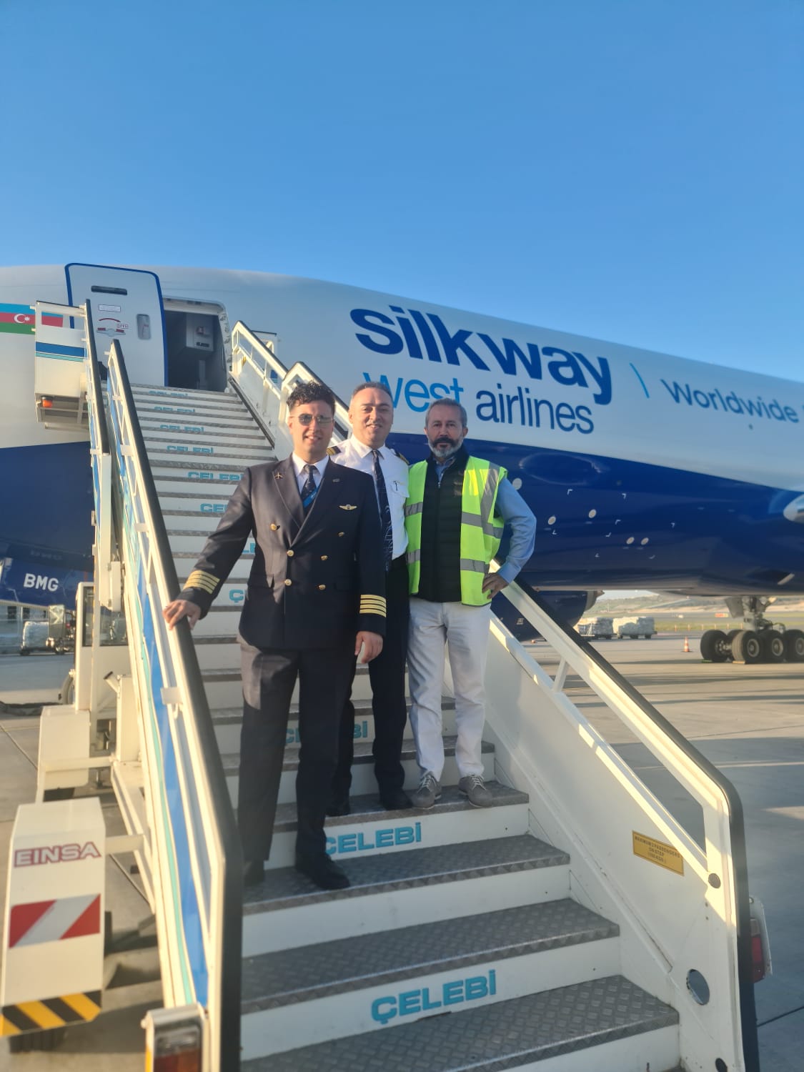 Silk Way West Airlines'ın yeni uçağının ilk uçuşu İstanbul'a oldu 28 Nisan 2024