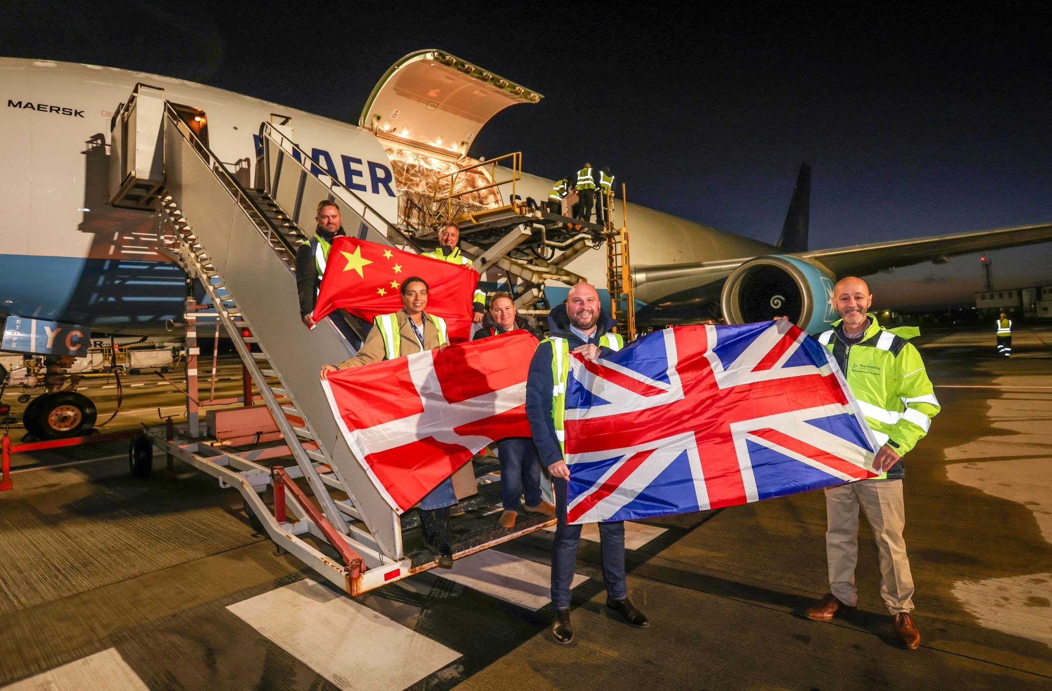 Maersk Hava Kargo, Çin-İngiltere Rota Denemesi İçin Bournemouth'u Seçti 3 Mayıs 2024