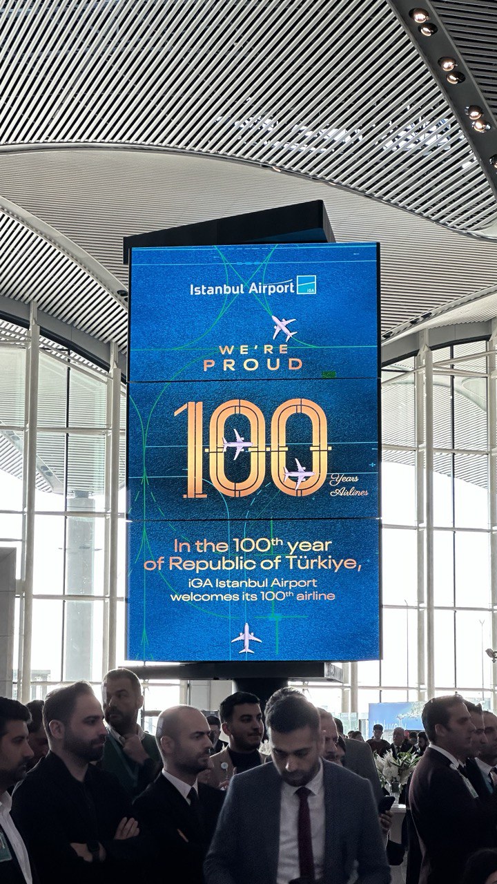 İGA İstanbul Havalimanı’na “Cumhuriyet’in 100. Yılında 100 Hava Yolu" 26 Nisan 2024