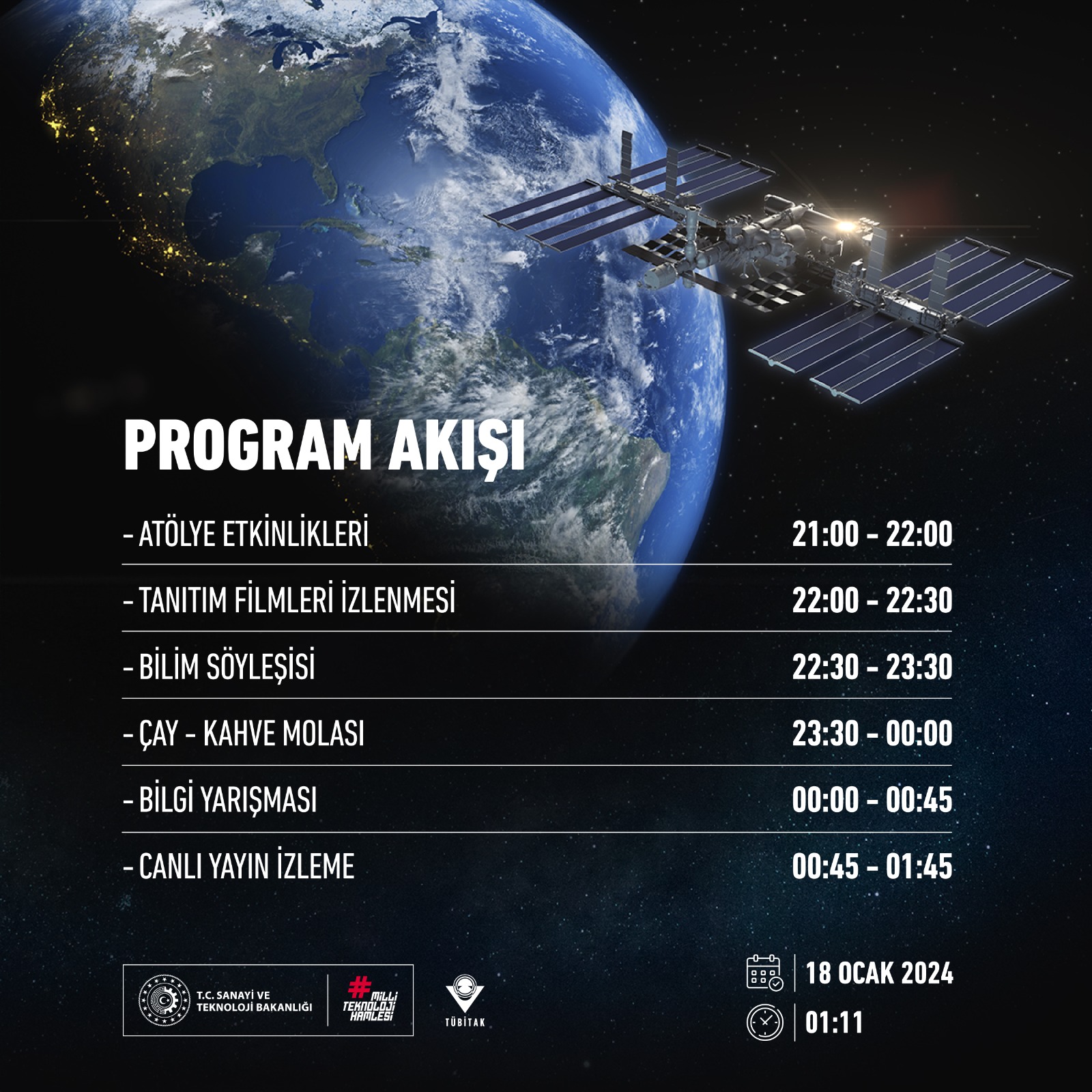 TÜBİTAK'ın Millî Uzay Yolcusu Alper Gezeravcı'nın Uzay Serüveni 28 Nisan 2024