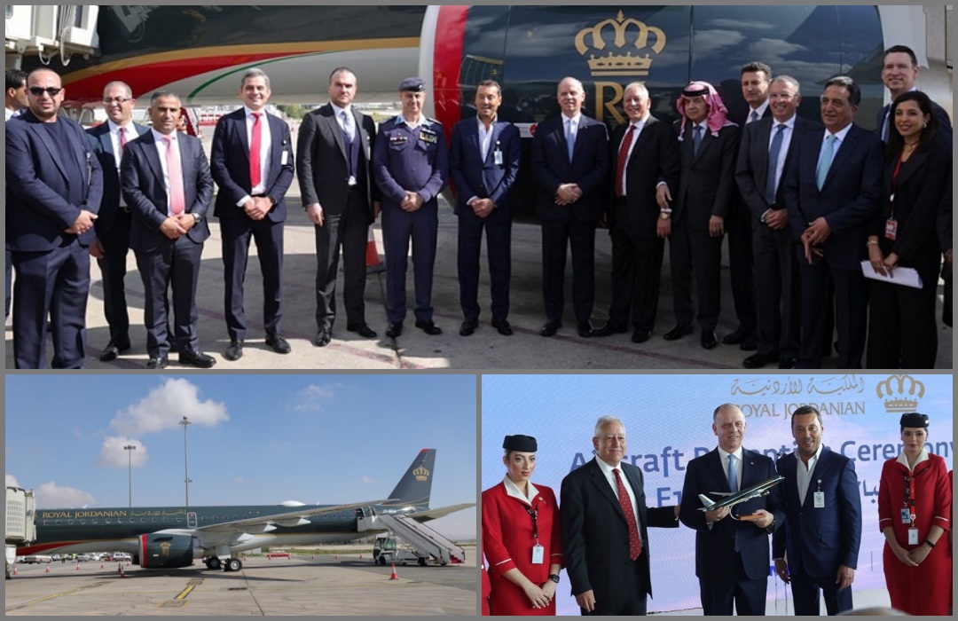Royal Jordanian Havayolları Filo Modernizasyonu Planı Kapsamında İki Embraer E195 E2 Uçağını Filosuna Dahil Ediyor 20 Mayıs 2024