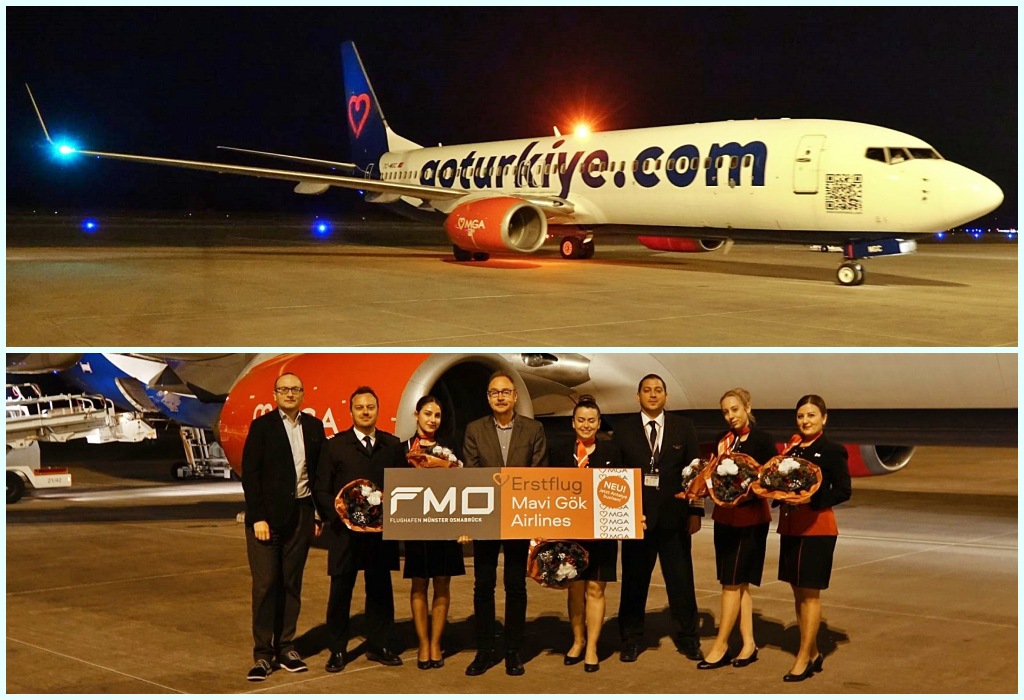 Mavi Gök Airlines FMO'dan Antalya'ya aktarmasız uçuşlar düzenliyor 27 Nisan 2024