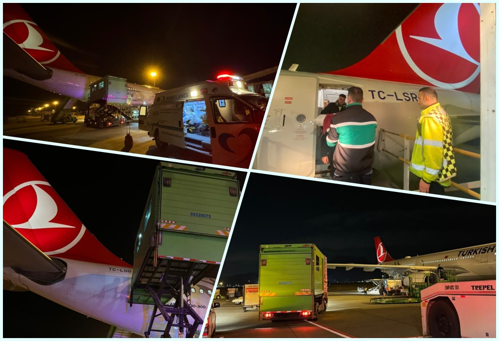 Türk Hava Yolları, Buhara'dan Paris'e Sedyeli Yolcu Transferini Sağladı 28 Nisan 2024