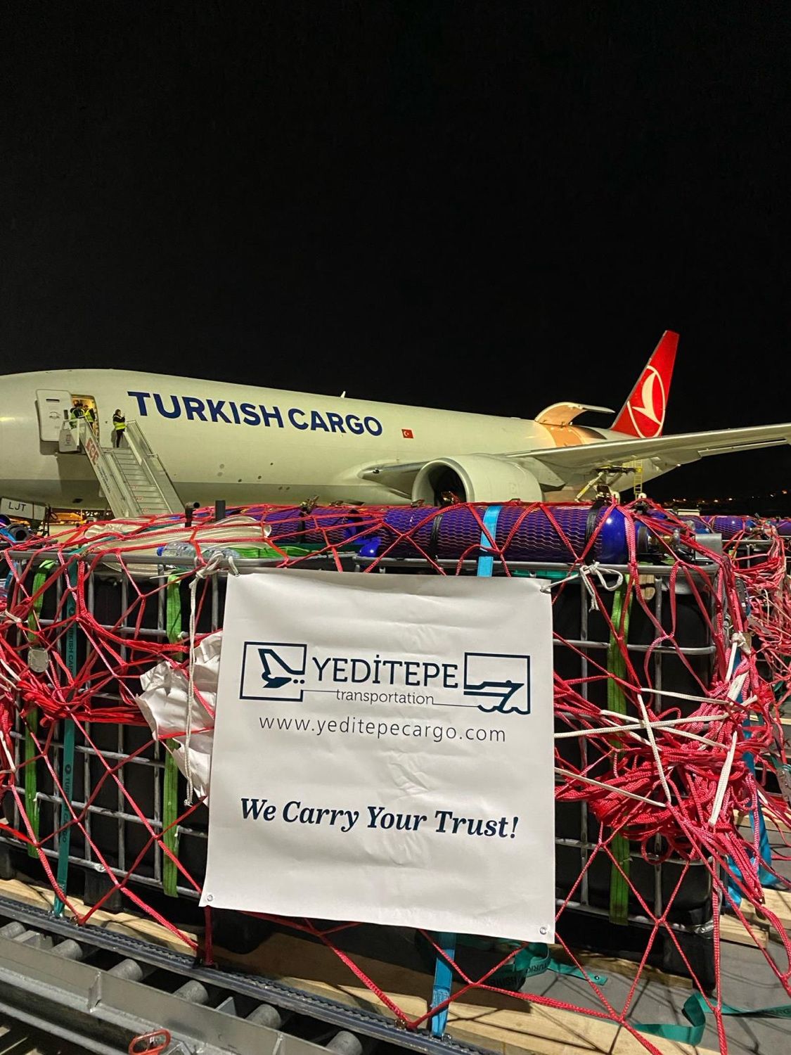 Yeditepe Lojistik ve Turkish Cargo'nun iş birliğiyle 1.5 milyon adet canlı balık taşındı 26 Nisan 2024