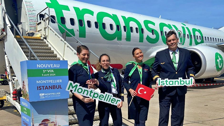 ✈Transavia, Montpellier-İstanbul ilk uçuşu gerçekleştirdi! 18 Mayıs 2024
