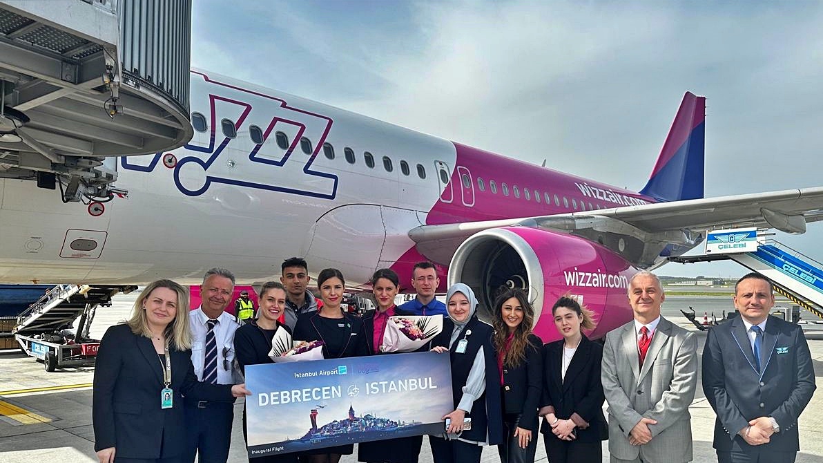 Wizz Air, İstanbul Havalimanı’ndan Debrecen’e uçuşlar başlattı 30 Nisan 2024