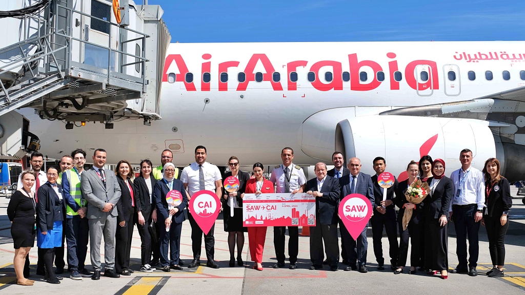 Sabiha Gökçen’den Air Arabia Egypt ile  Kahire uçuşları başladı 28 Nisan 2024