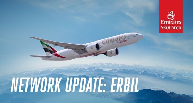Emirates SkyCargo, Irak'ın Erbil şehrine kargo uçuşlarına yeniden başlatıyor 16 Mayıs 2024