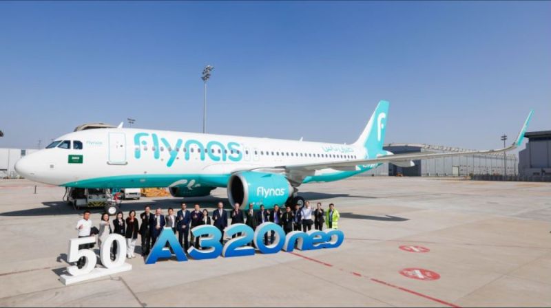 Flynas,120 A320neo uçağı siparişinin 50'incisini teslim aldı 20 Mayıs 2024