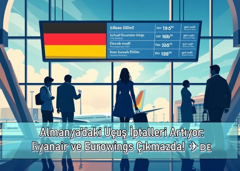 Almanya’daki Uçuş İptalleri Artıyor