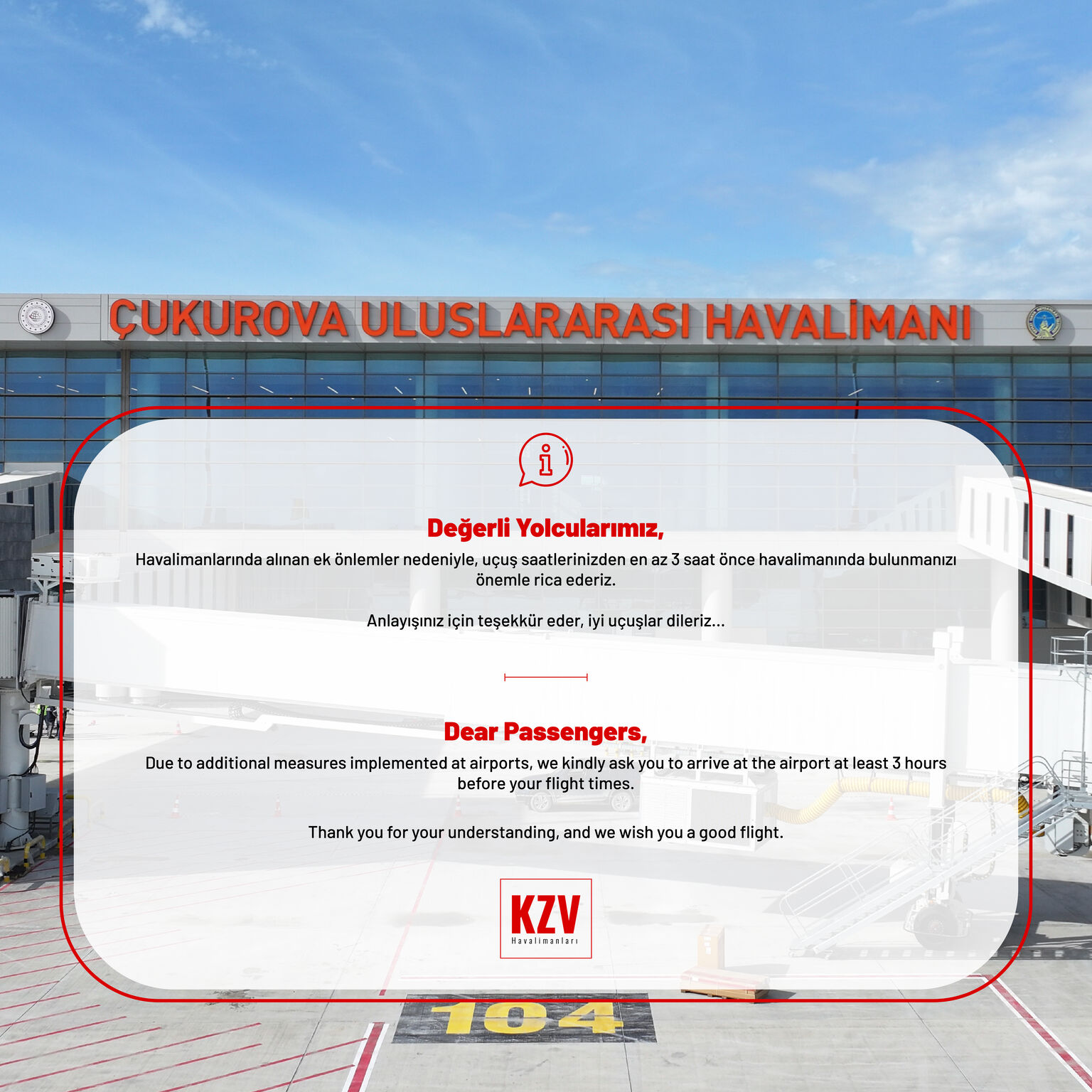 KZV Airports'tan Yolculara Önemli Uyarı! 1 KZV Airports'tan Yolculara Önemli Uyarı! 13 Temmuz 2025