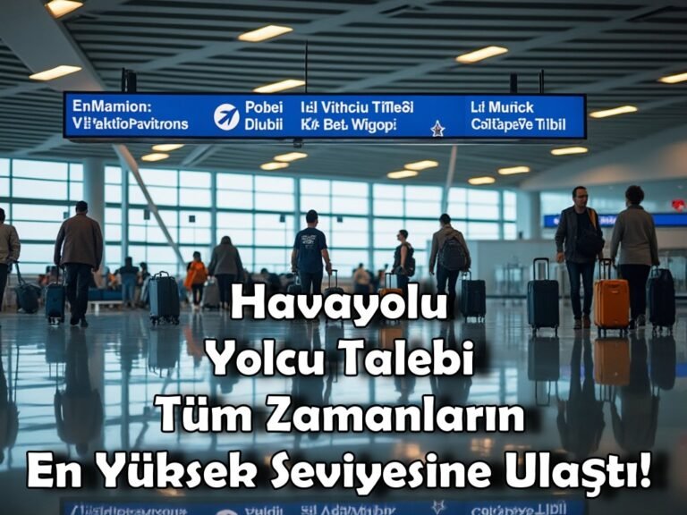 Havayolu Yolcu Talebi Tüm Zamanların En Yüksek Seviyesine Ulaştı!
