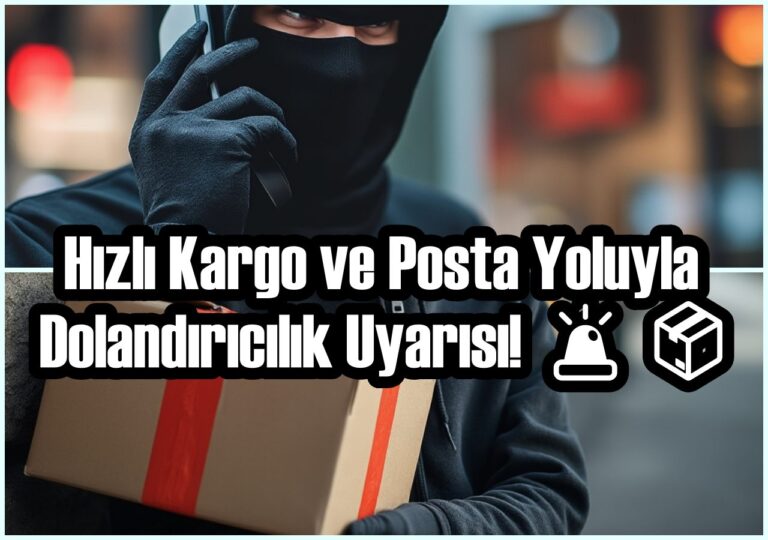 Hızlı Kargo ve Posta Yoluyla Dolandırıcılık Uyarısı!