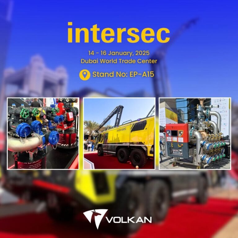 Volkan İtfaiye Araçları Intersec Dubai 2025’te Sahne Alıyor