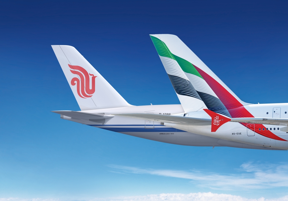 Emirates ve Air China, ortaklıklarını geliştirmek amacıyla Mutabakat Anlaşması imzaladı 1 Emirates ve Air China