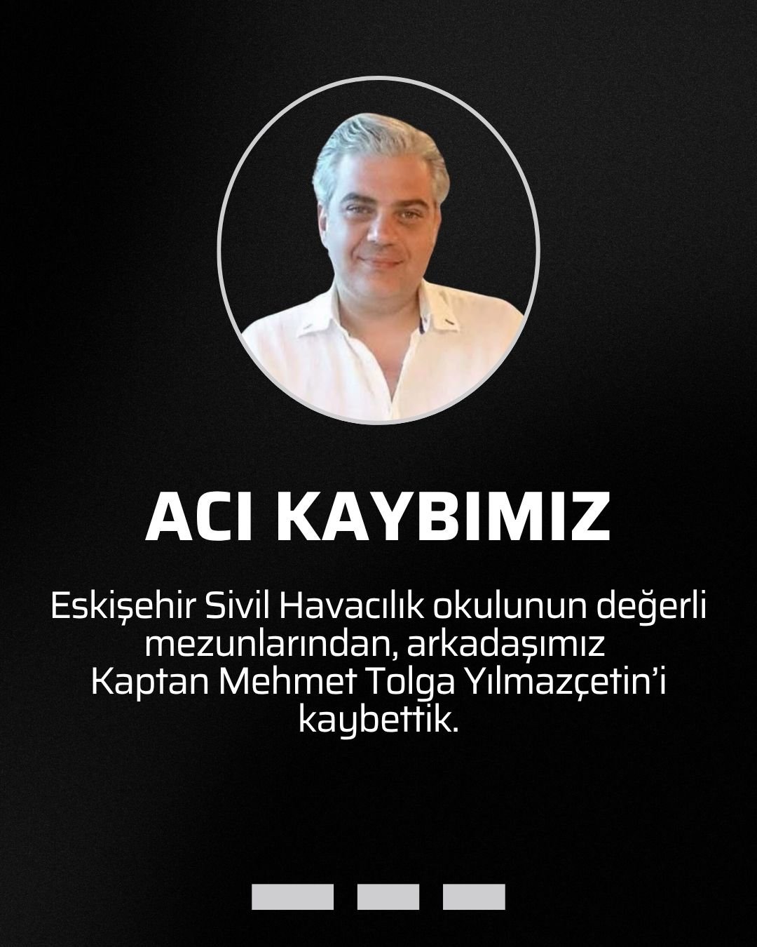 Kaptan Mehmet Tolga Yılmazçetin Vefat Etti 23 Ocak 2026