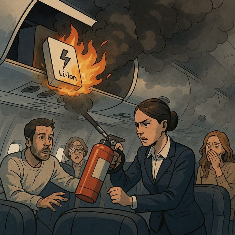 Lityum Batarya Riskleri ve Havacılık Emniyeti 17 Haziran 2025