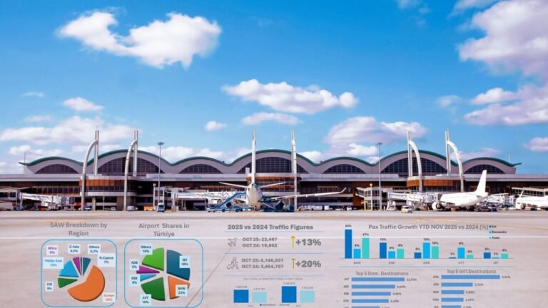 İstanbul Sabiha Gökçen Havalimanı Kasım 2025 Aylık Özeti
