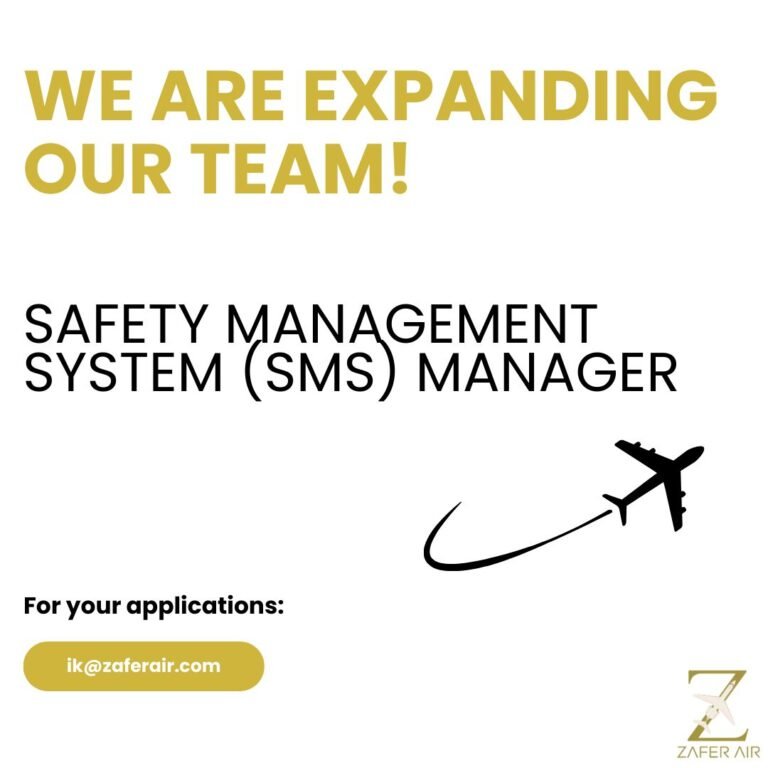 ZAFER AIR’DEN HAVACILIKTA EMNİYET ODAKLI STRATEJİK KARİYER FIRSATI