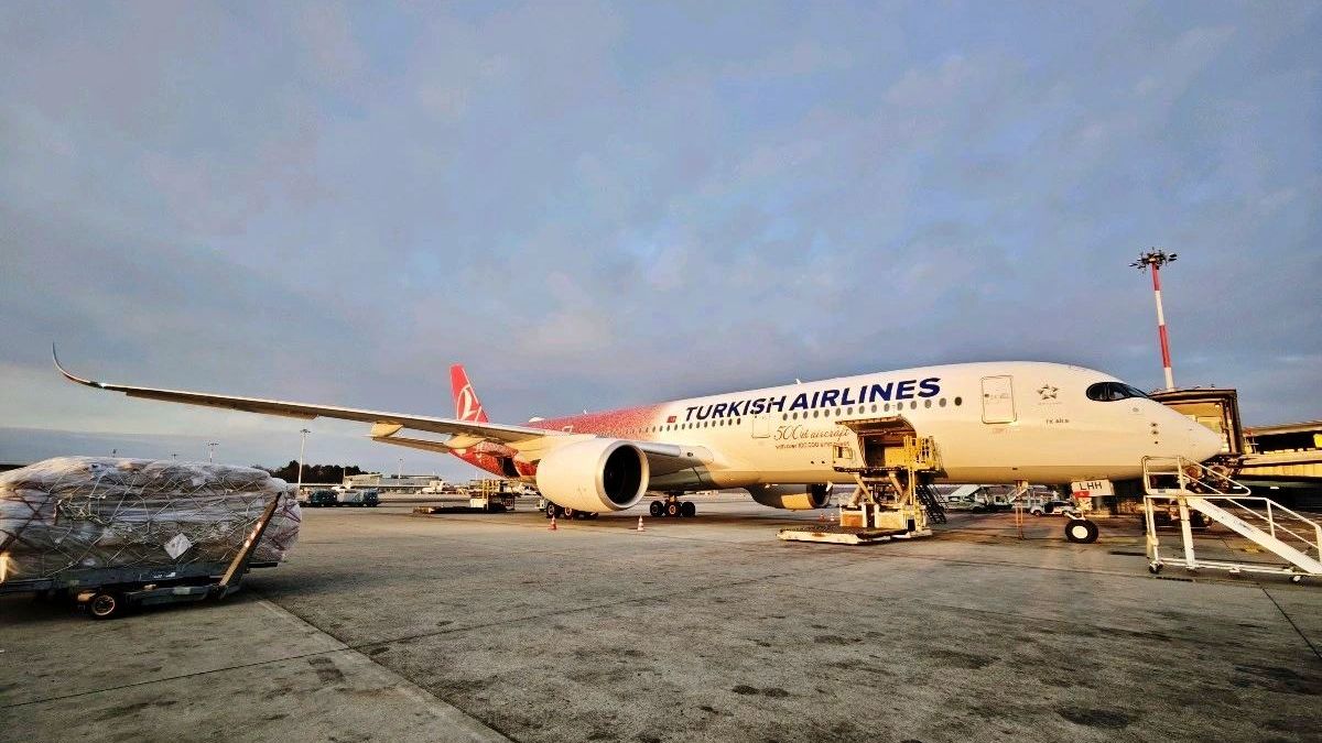 TÜRK HAVA YOLLARI’NIN YENİ A350 “TK AİLE” UÇAĞI MALPENSA’YA İLK UÇUŞUNU GERÇEKLEŞTİRDİ 3 turk hava yollari