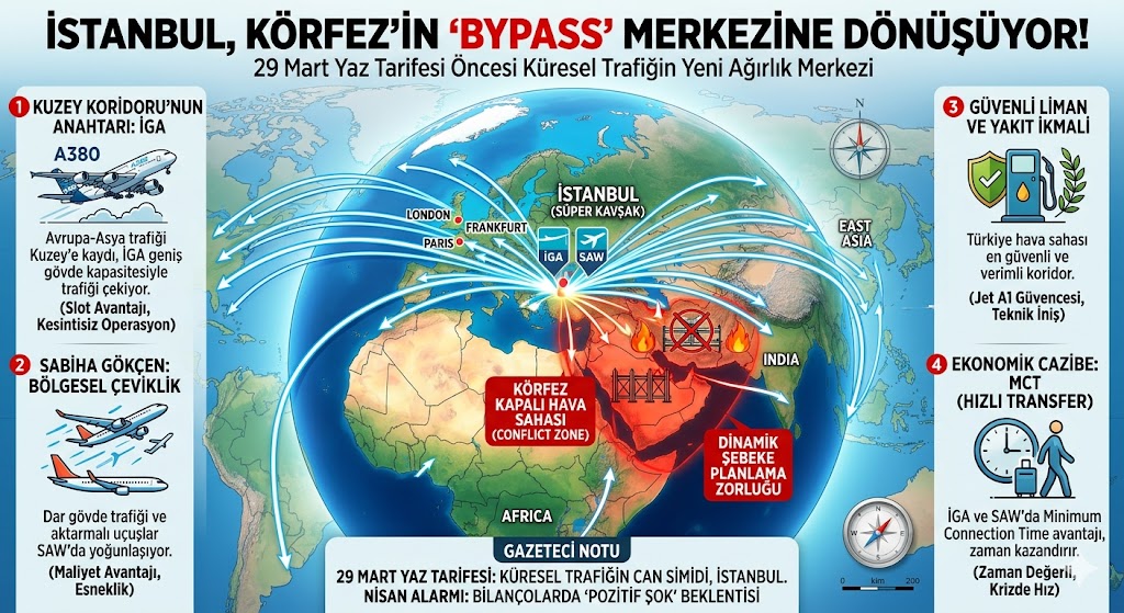 İSTANBUL, KÖRFEZ’İN 'BYPASS MERKEZİ 28 Mart 2026