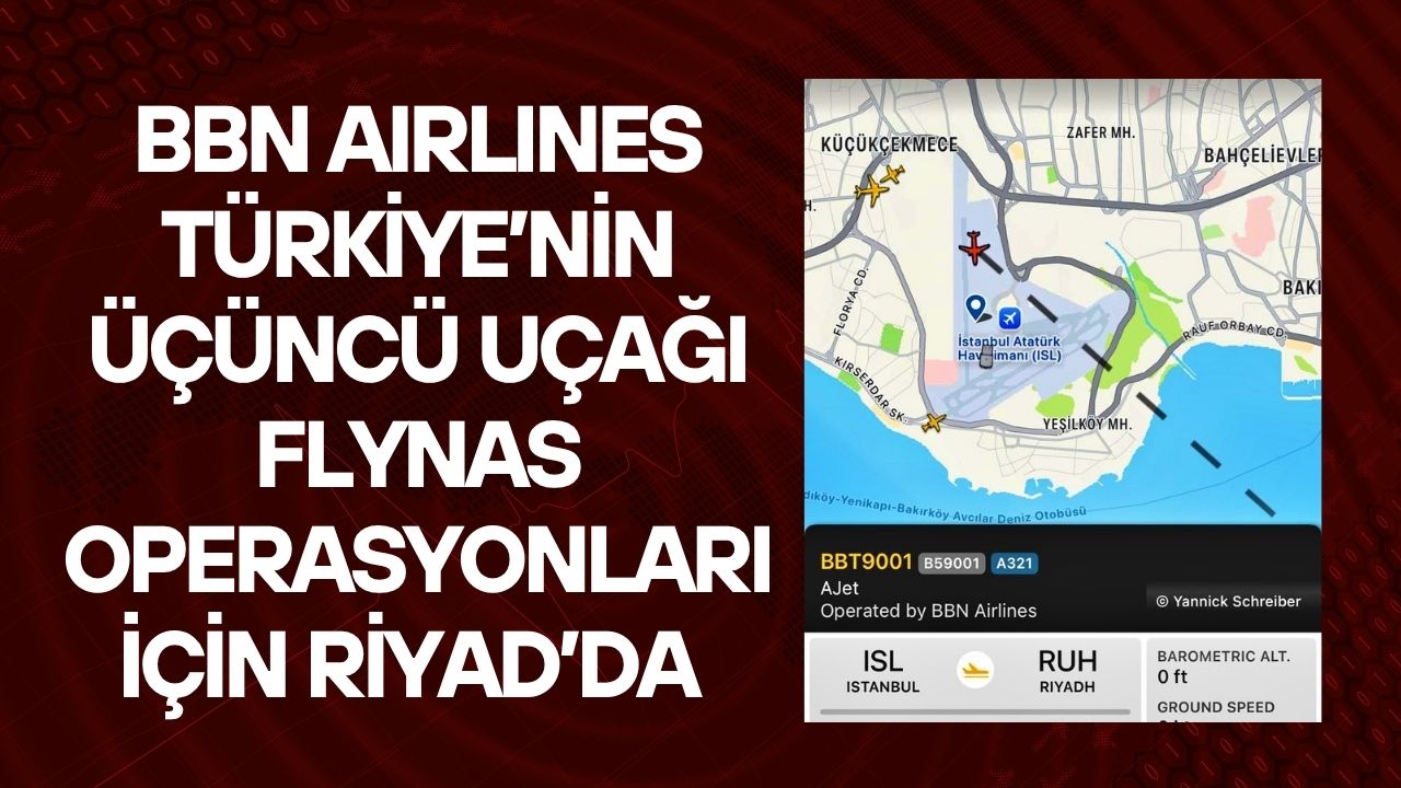 BBN AIRLINES Üçüncü Uçağı FLYNAS Operasyonları için Riyad’DA