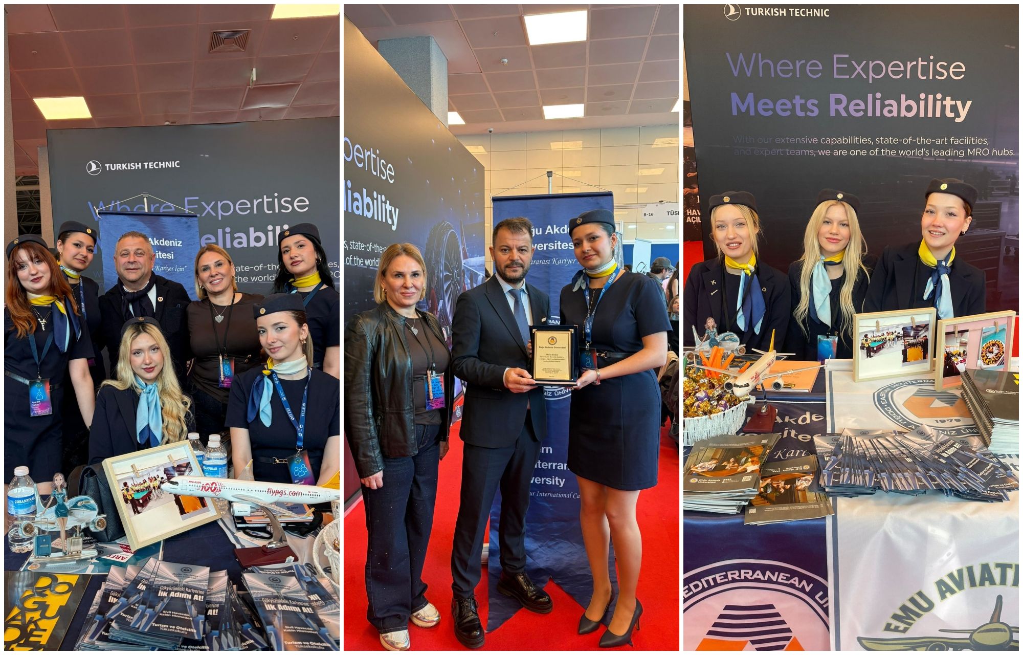 Doğu Akdeniz Üniversitesi Sivil Havacılık Kabin Hizmetleri Programı Fuarda Büyük İlgi Gördü 30 Nisan 2026