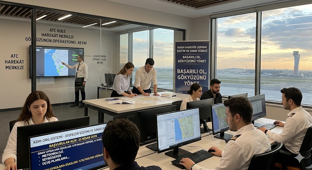 Uçuş Harekât UZMANI (dispeçer) ADAYLARI için SINAV Başvuruları Açıldı