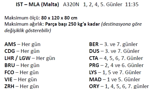 KM MALTA AIRLINES İSTANBUL’DAN AVRUPA’YA KARGO KÖPRÜSÜ KURUYOR 2 KM MALTA AIRLINES İSTANBUL’DAN AVRUPA’YA KARGO KÖPRÜSÜ KURUYOR 20 Mayıs 2026