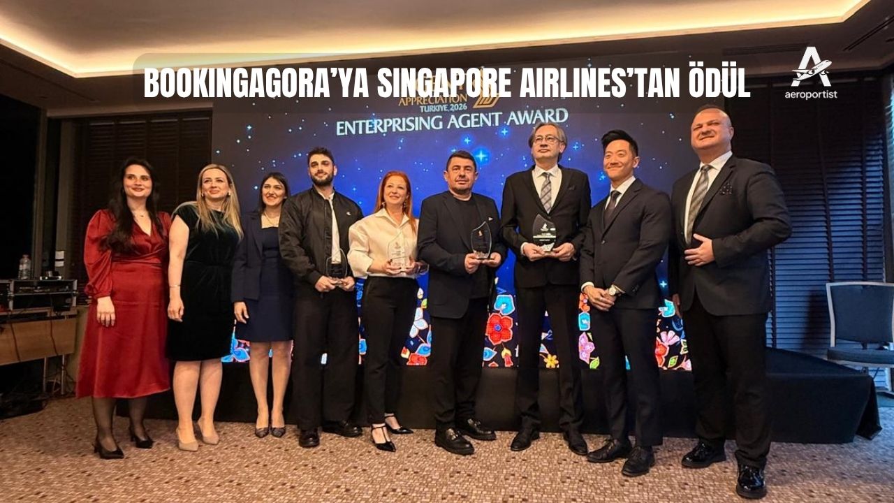 BookingAgora’ya Singapore Airlines’tan “Enterprising Agent” Ödülü 5 Mayıs 2026