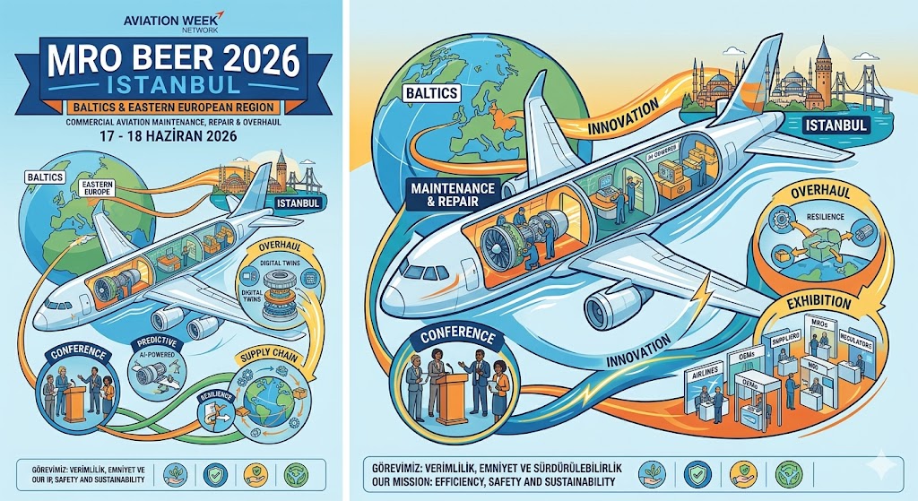 MRO BEER 2026! HAVACILIK BAKIM SEKTÖRÜNÜN KALBİ İSTANBUL’DA ATIYOR 29 Mayıs 2026
